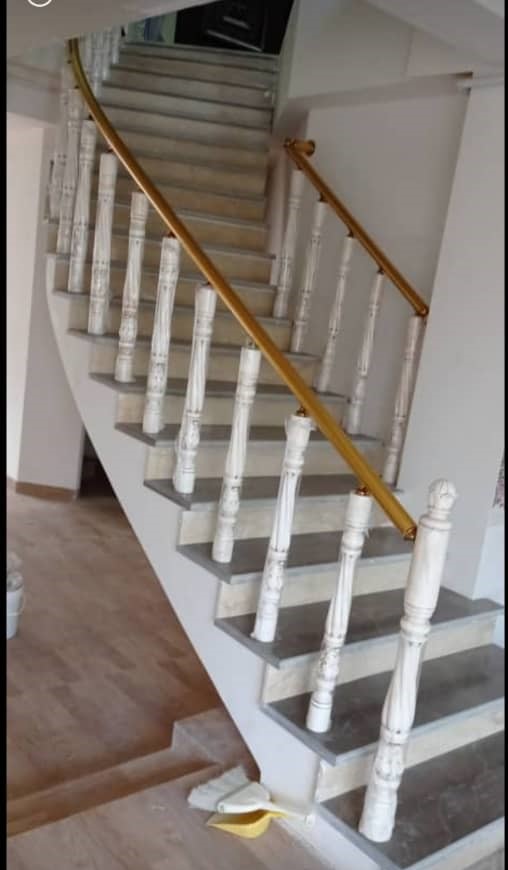 نرده چوبی منبت 